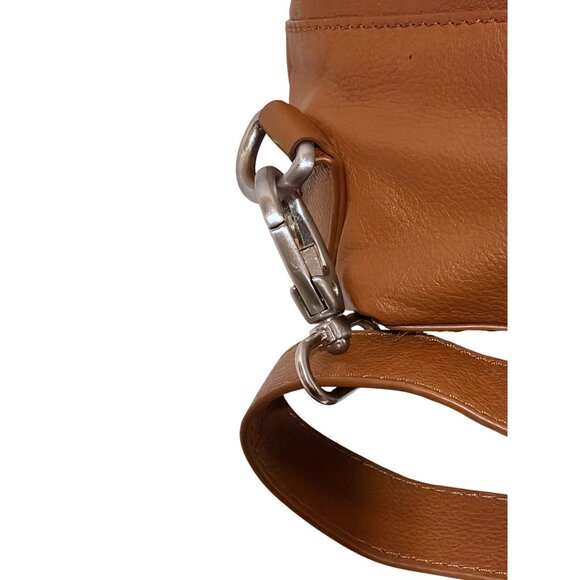 Genicci Leather Backpack Tablet Compartment Adjustable Convertible 100% Leather - Picture 8 of 16